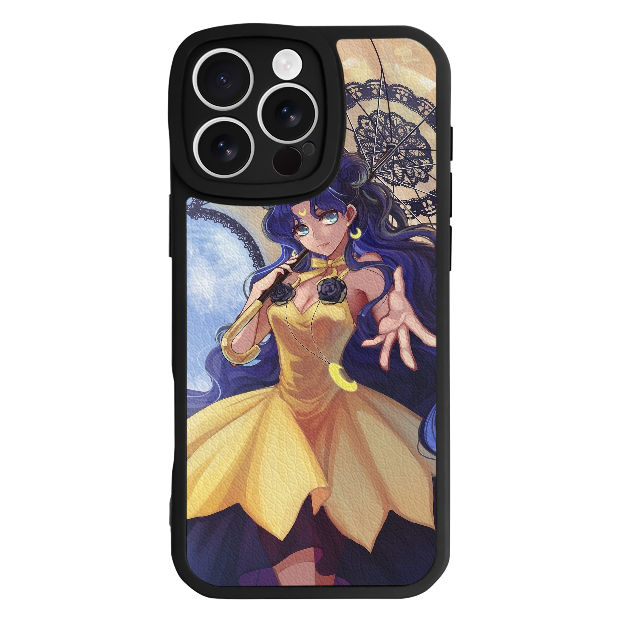 （画像用） 美少女戦士セーラームーン Sailor Moon 【iPhone 16シリーズ対応】シリコンスマホケース（レザー調） 材質：シリコン